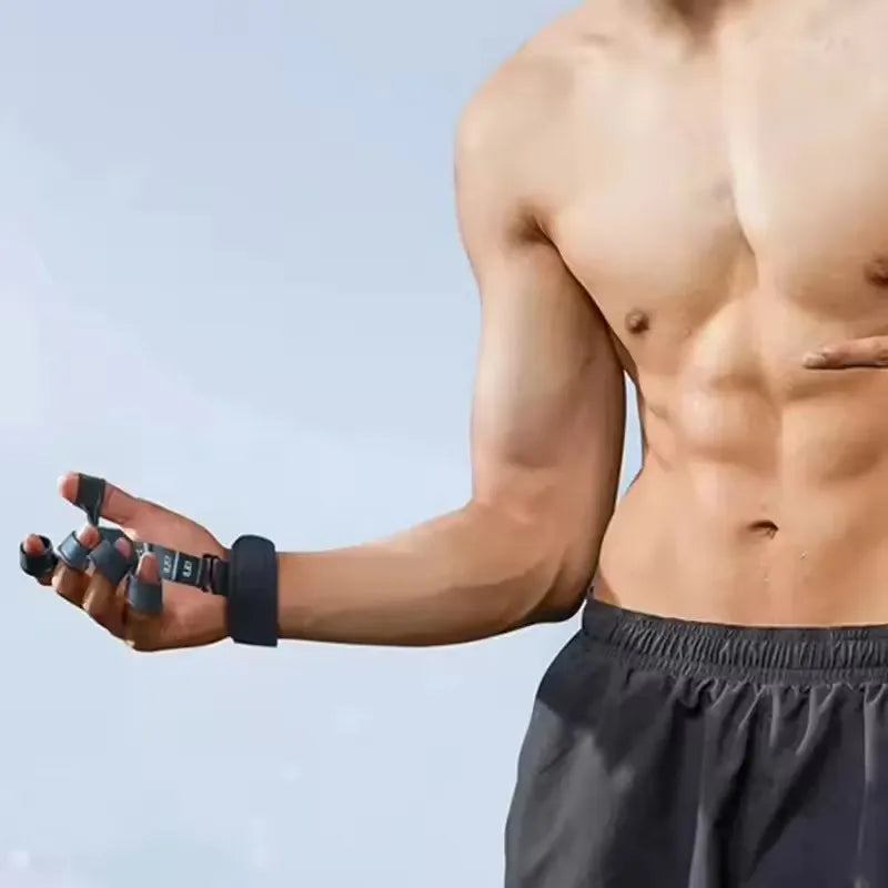 Silicone Finger Trainer 5 Finger Wrist Stretcher Strength Recovery Flexion Extension Vein Trainer 6 Resistant Levels Physical
