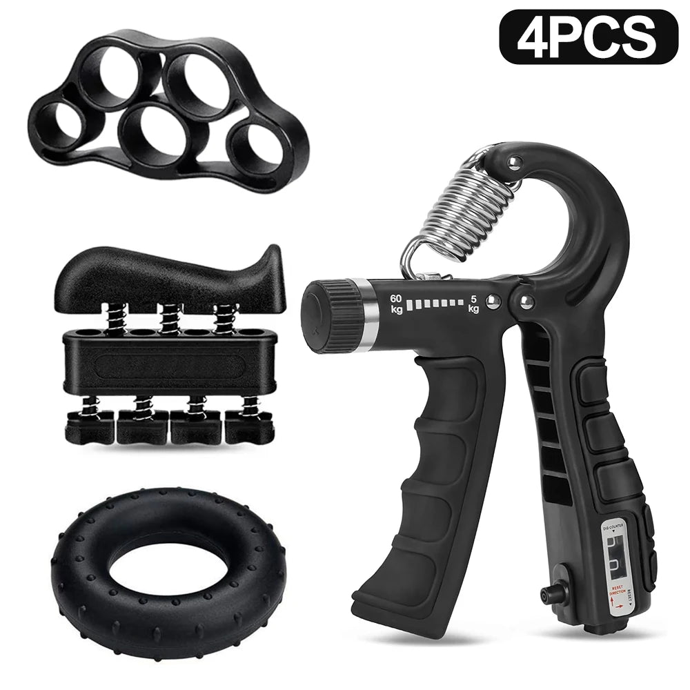 Kit Ejercitador de Agarre Regulable (5-60 kg)