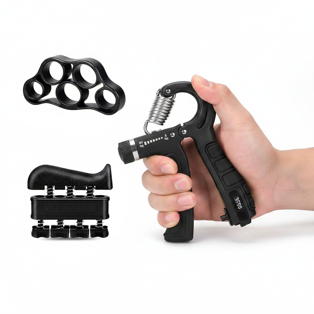 Kit Ejercitador de Agarre Regulable (5-60 kg)